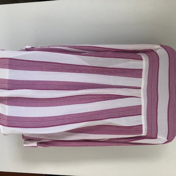 Nordstrom/BP Pink Striped Blouse -Size Medium - Picture 2 of 6